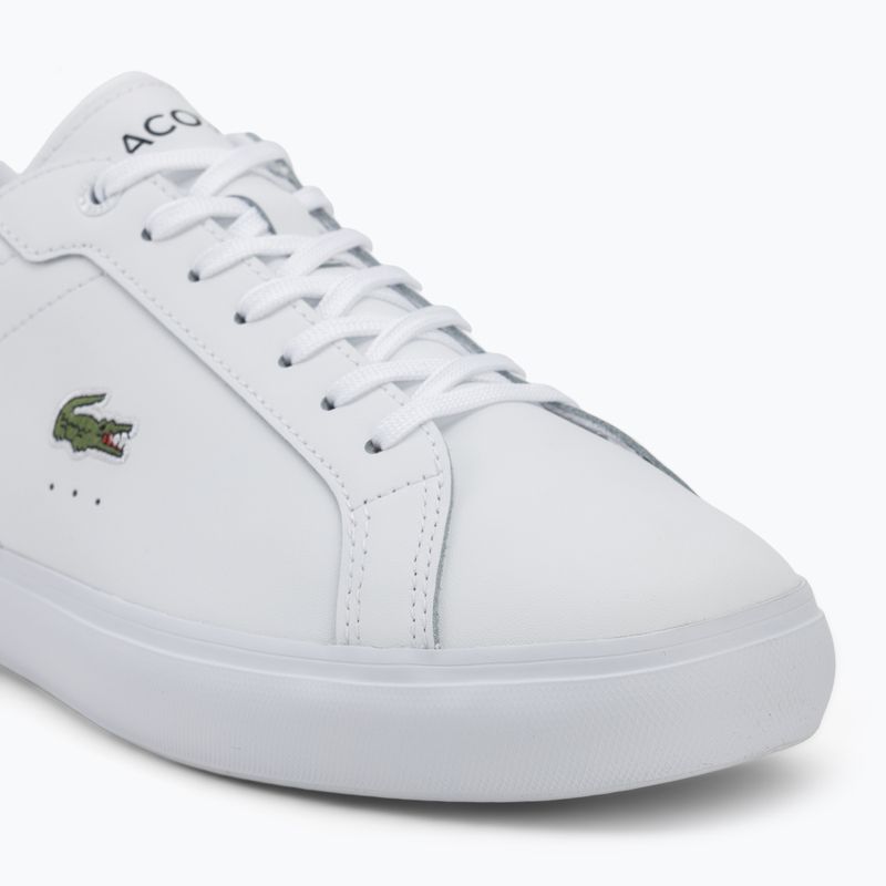 Кросівки чоловічі Lacoste Powercourt white/dark green 7