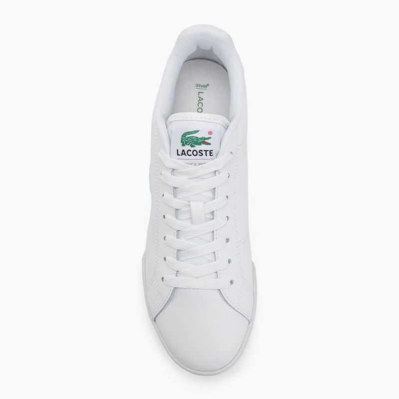 Кросівки чоловічі Lacoste Carnaby Cup white/white 5