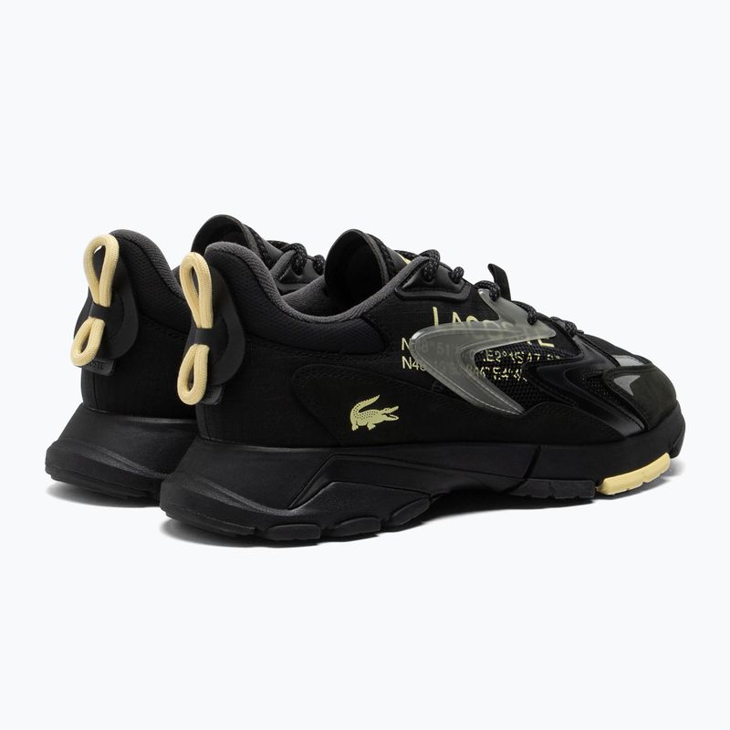 Кросівки чоловічі Lacoste 49SMA0011 black/light yellow 2