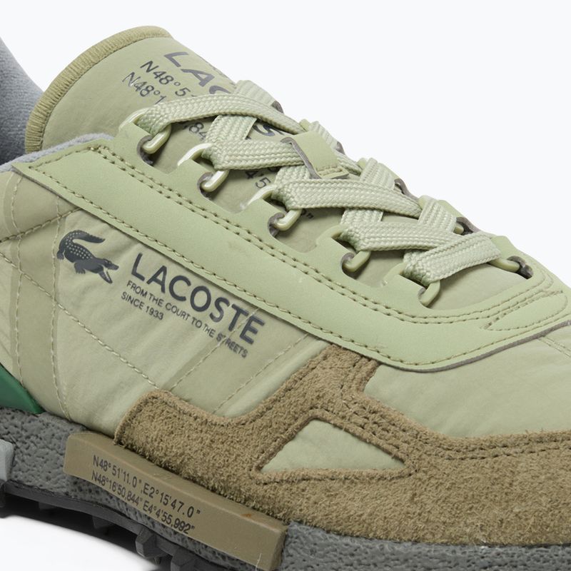 Кросівки чоловічі Lacoste Elite Active light khaki/gray 8