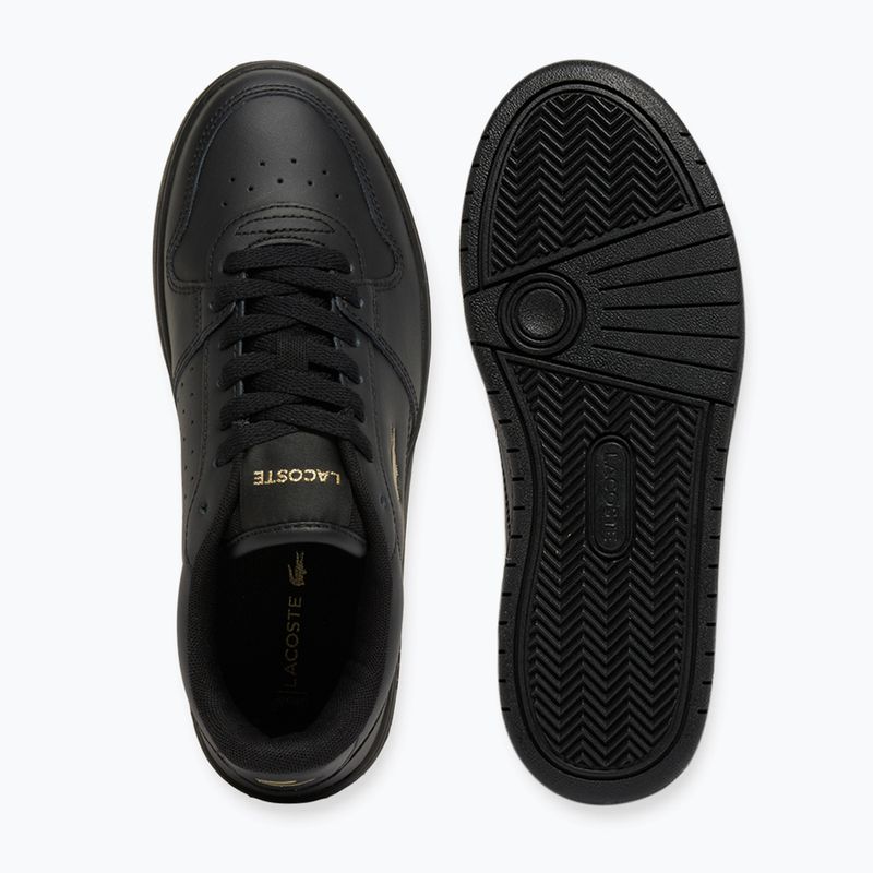 Взуття жіноче Lacoste Court Ace Leather black/gold 5
