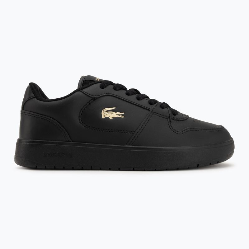 Взуття жіноче Lacoste Court Ace Leather black/gold 2