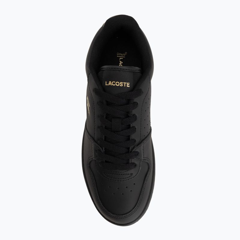 Взуття жіноче Lacoste Court Ace Leather black/gold 5