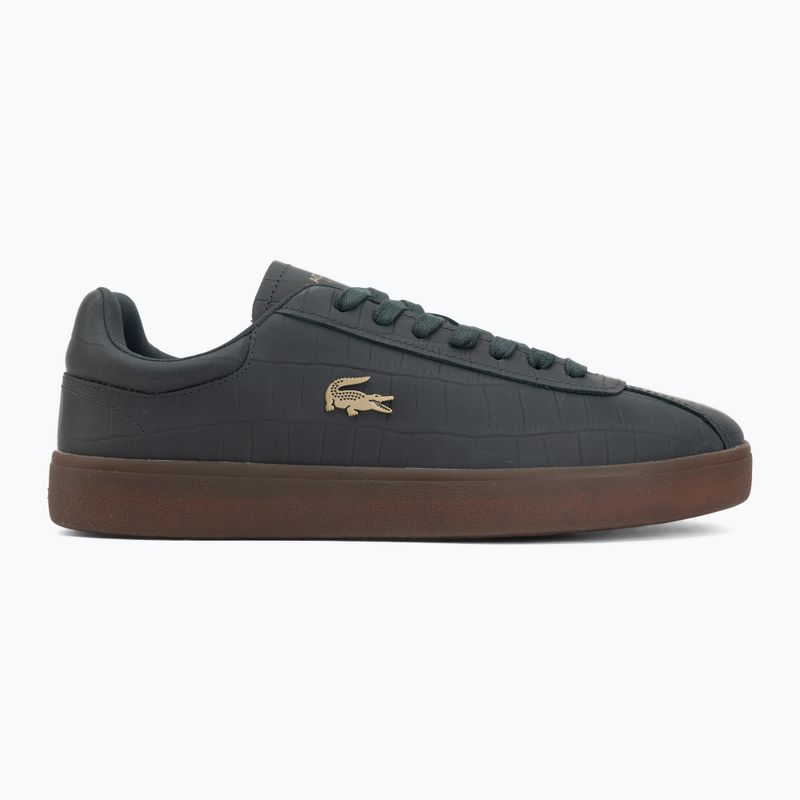 Кросівки чоловічі Lacoste Baseshot dark green/gum 2