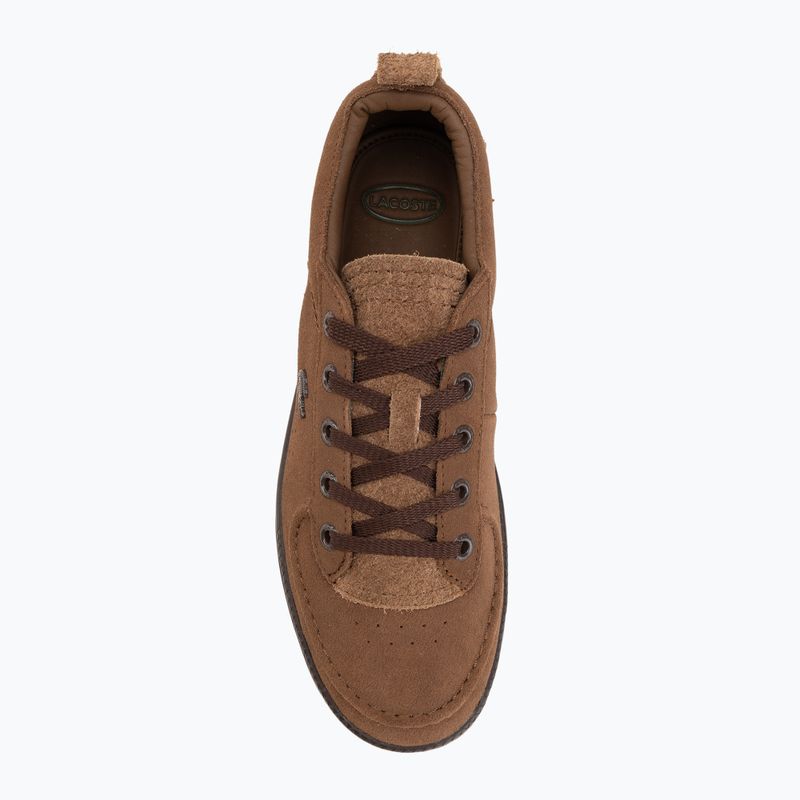 Кросівки чоловічі Lacoste Umpire dark brown/dark brown 5