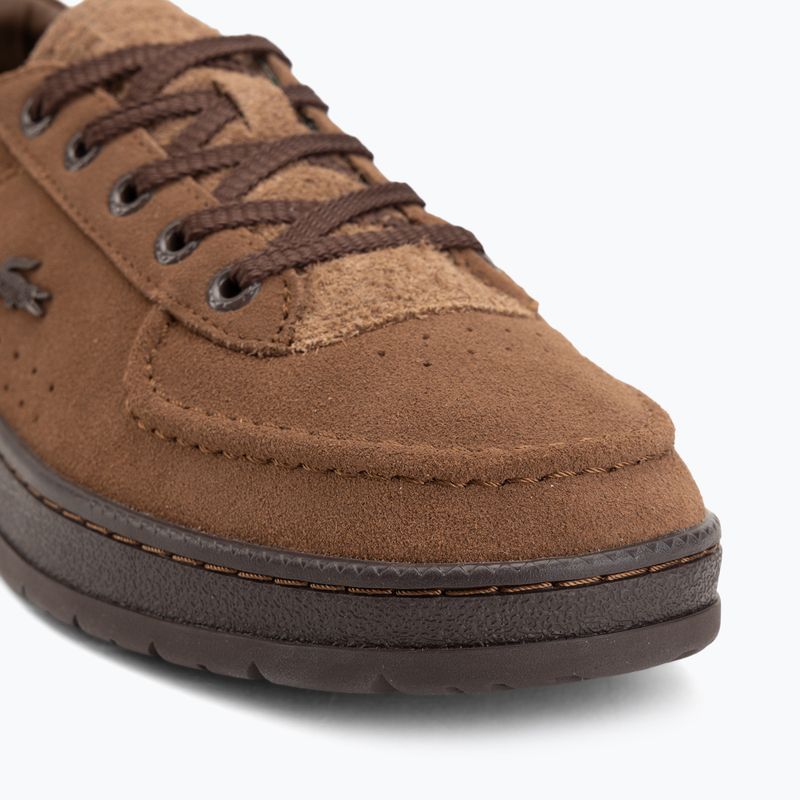 Кросівки чоловічі Lacoste Umpire dark brown/dark brown 7