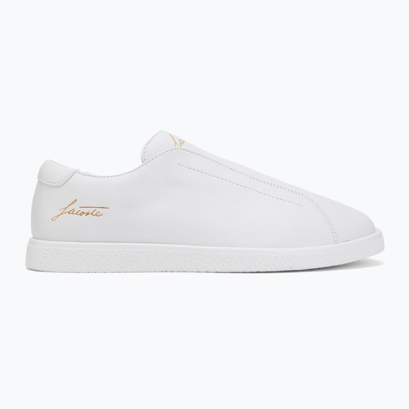 Кросівки чоловічі Lacoste Linecourt Slip-On white/white 2