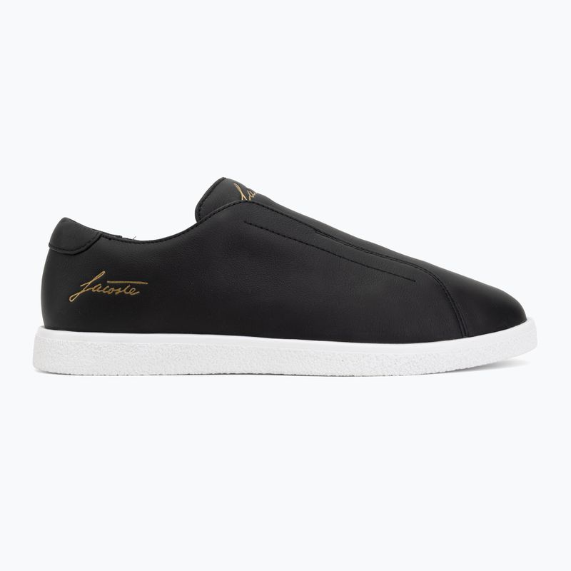 Кросівки чоловічі Lacoste Linecourt Slip-On black/white 2