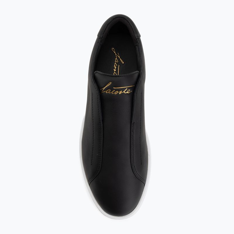 Кросівки чоловічі Lacoste Linecourt Slip-On black/white 5