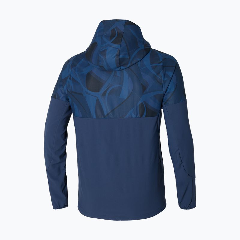 Куртка чоловіча Mizuno Paris Athlete Hooded pageant blue 2