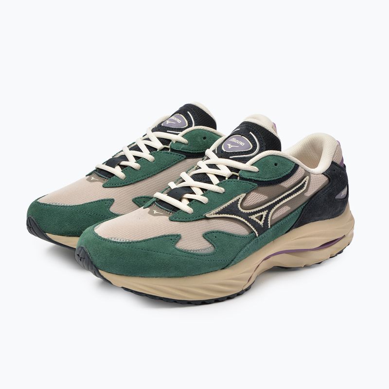 Кросівки Mizuno Wave Rider Βeta silver cloud/vulcan/bistro green 2