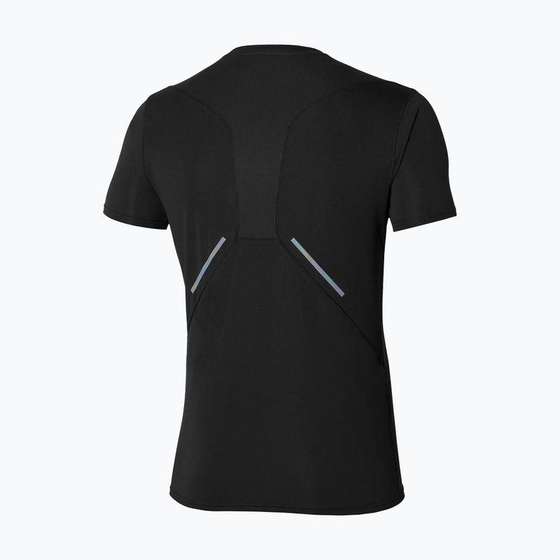 Футболка для бігу чоловіча Mizuno DryAeroFlow Tee black 2