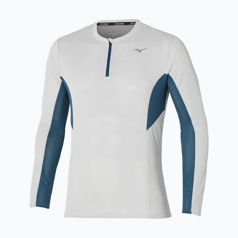 Кофта для бігу чоловіча Mizuno Dryaeroflow Half Zip nimbus cloud