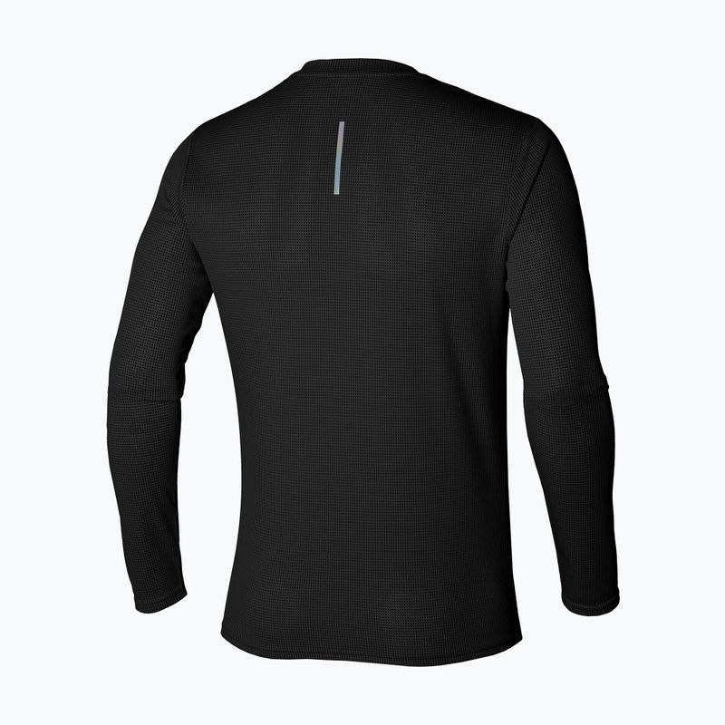 Кофта для бігу чоловіча Mizuno Dryaeroflow Half Zip black 2