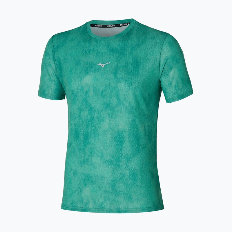 Футболка для бігу чоловіча Mizuno Impulse Core Graphic Tee evergreen