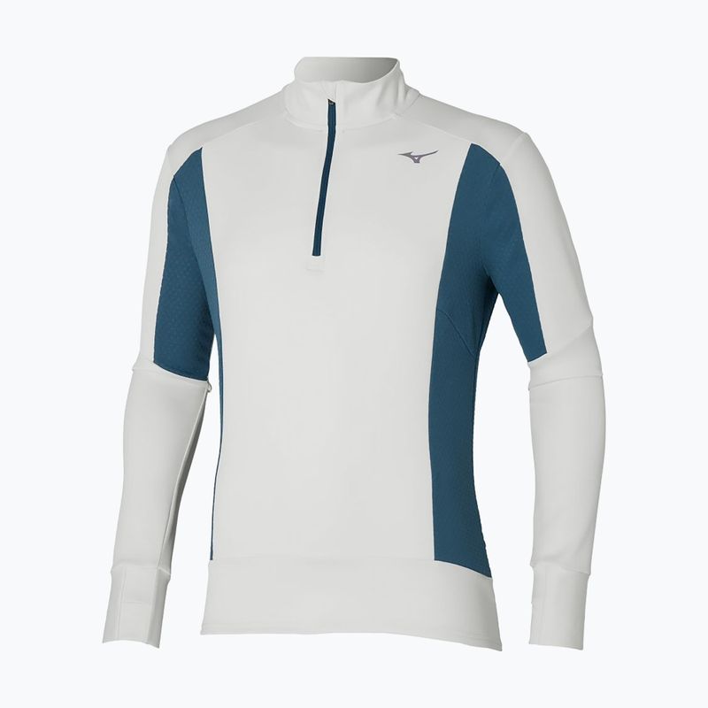 Чоловічий біговий світшот Mizuno Warmalite Half Zip nimbus cloud / blue wing teal чоловічий