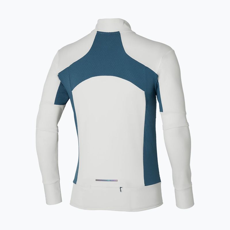 Чоловічий біговий світшот Mizuno Warmalite Half Zip nimbus cloud / blue wing teal чоловічий 2