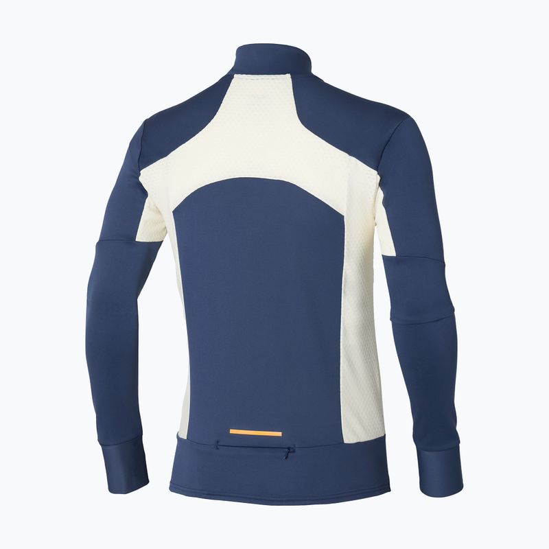 Кофта для бігу чоловіча Mizuno Warmalite Half Zip estate blue 2