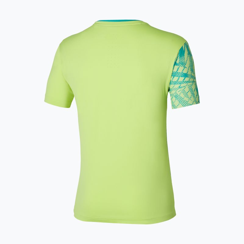 Футболка тенісна чоловіча Mizuno Mugen Shadow Graphic Tee neo lime 2