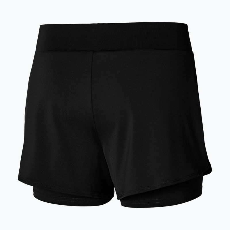 Шорти тенісні жіночі Mizuno Flex Short black 2