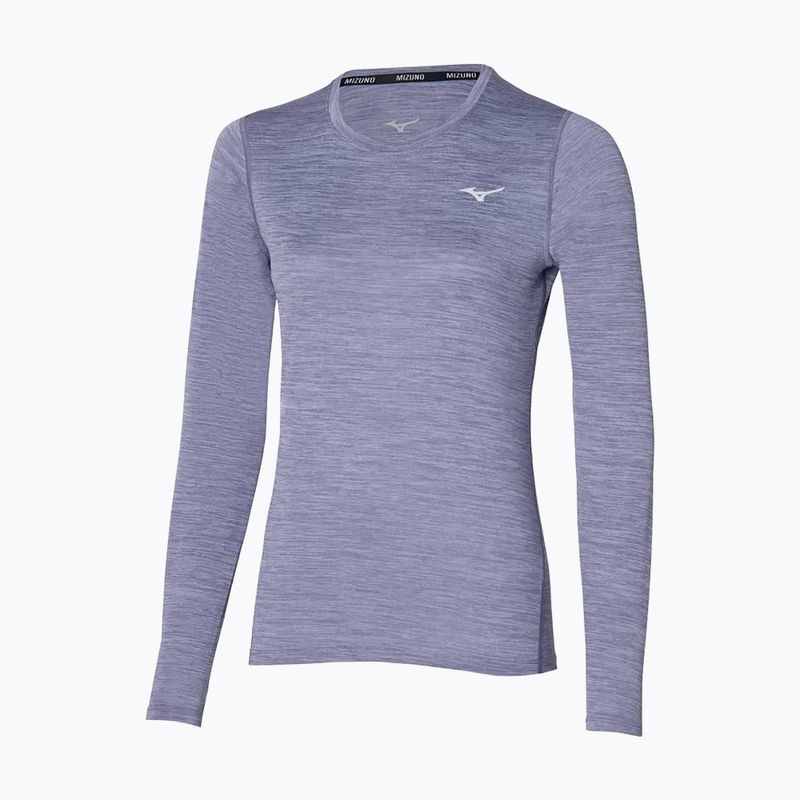Лонгслів для бігу жіночий Mizuno Impulse Core Tee cadet