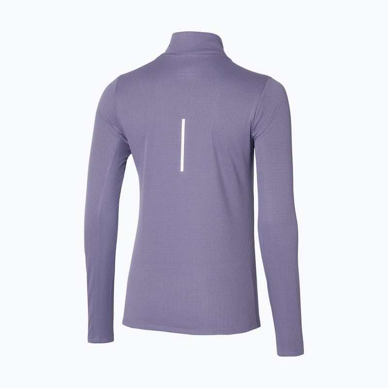 Лонгслів для бігу жіночий Mizuno Dryaeroflow LS Half Zip cadet 2