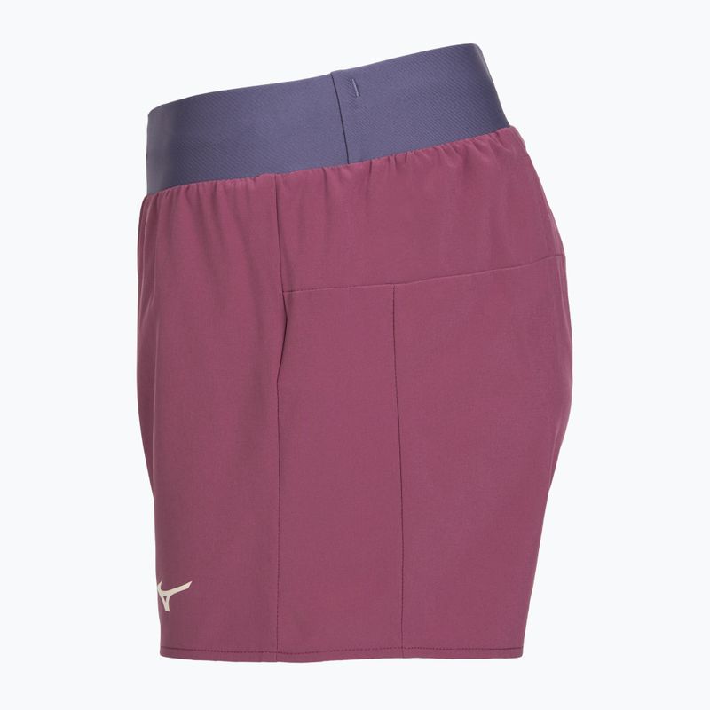 Шорти жіночі Mizuno Alpha 4.5 violet quartz 3