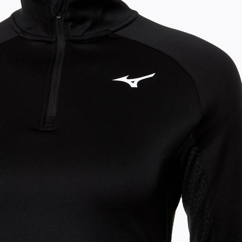 Кофта для бігу жіноча Mizuno Warmalite Half Zip black 3