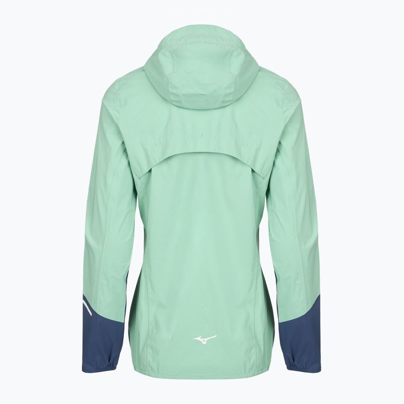 Куртка для бігу жіноча Mizuno Waterproof 20K ER dusty jade 2