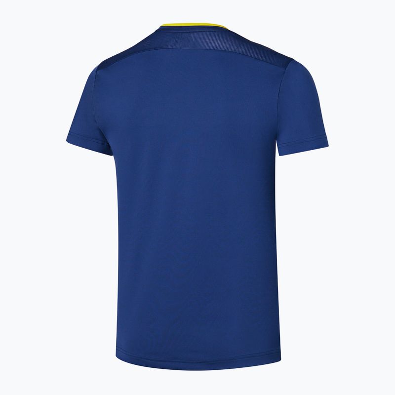 Футболка чоловіча Mizuno Frontier Shadow Graphic Tee bellwether blue 2