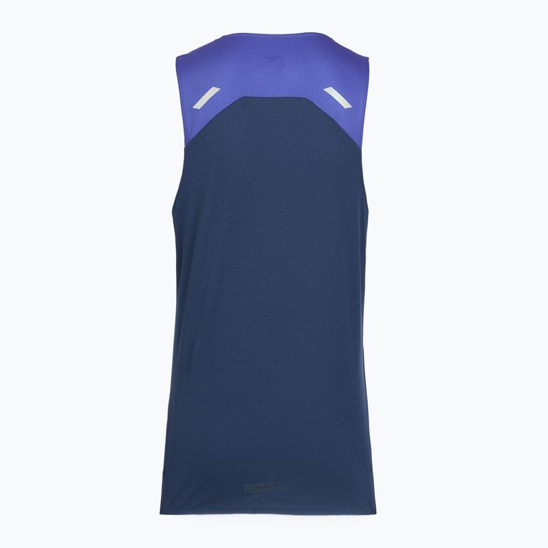 Футболка для бігу чоловіча Mizuno Tech Light Tank estate blue 2