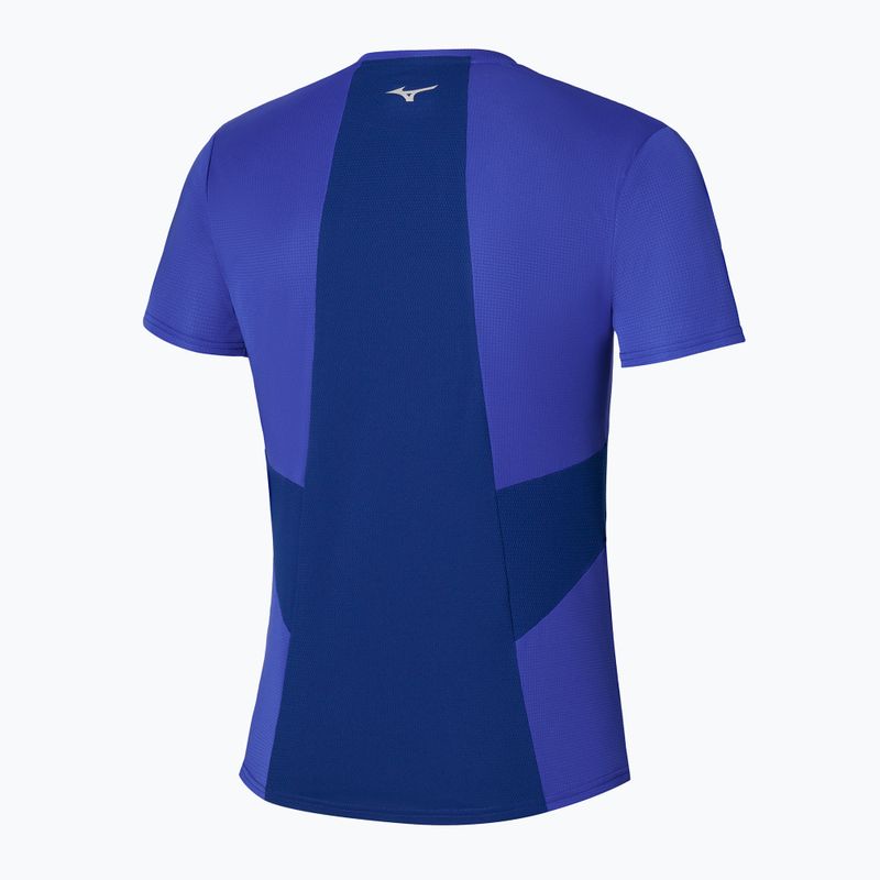 Футболка для бігу чоловіча Mizuno DryAeroFlow Tee reflexblue 2