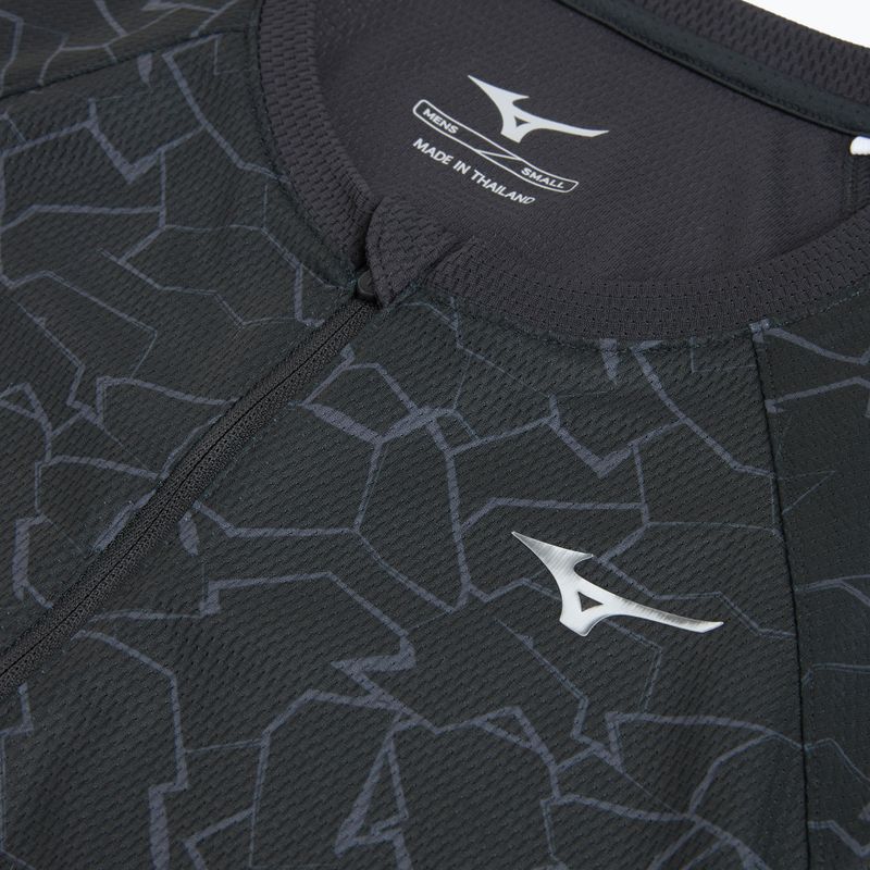 Футболка для бігу чоловіча Mizuno Graphic Trail Tee black 3
