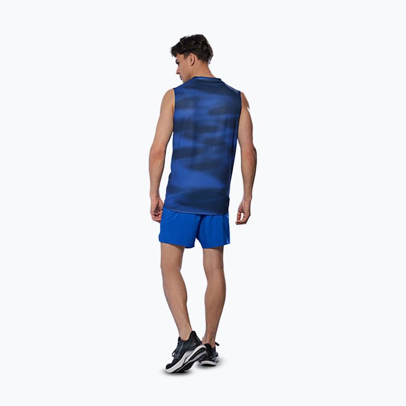 Футболка для бігу чоловіча Mizuno Core Graphic Sleeveless reflex blue 4