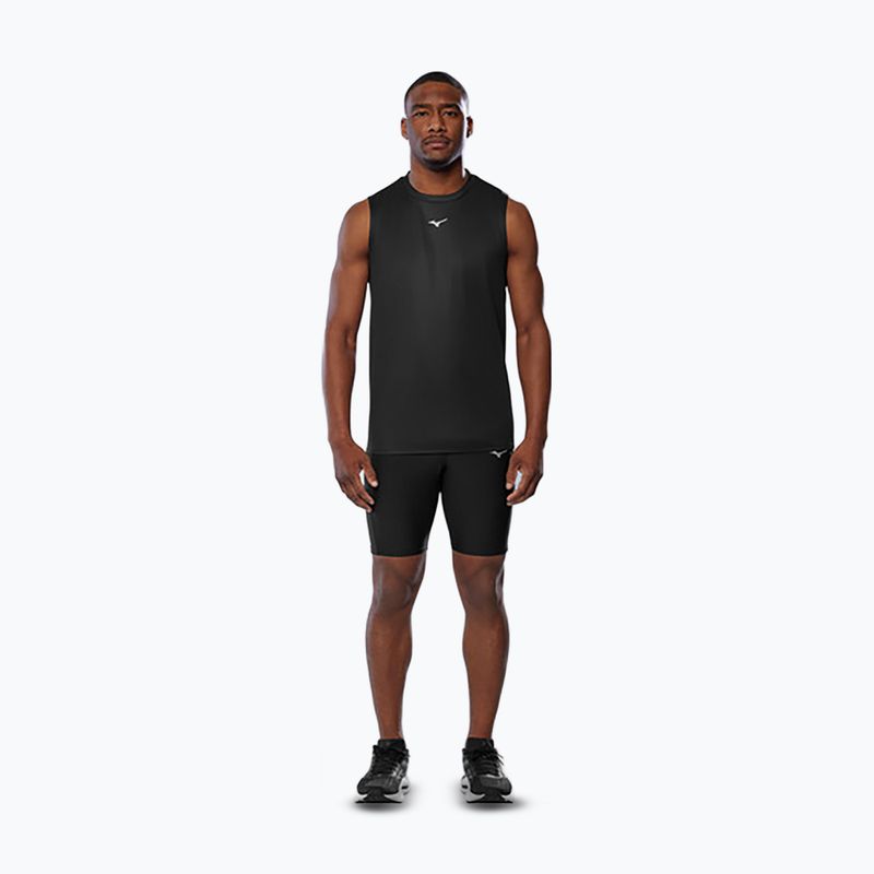 Футболка для бігу чоловіча Mizuno Core Graphic Sleeveless black oni 2