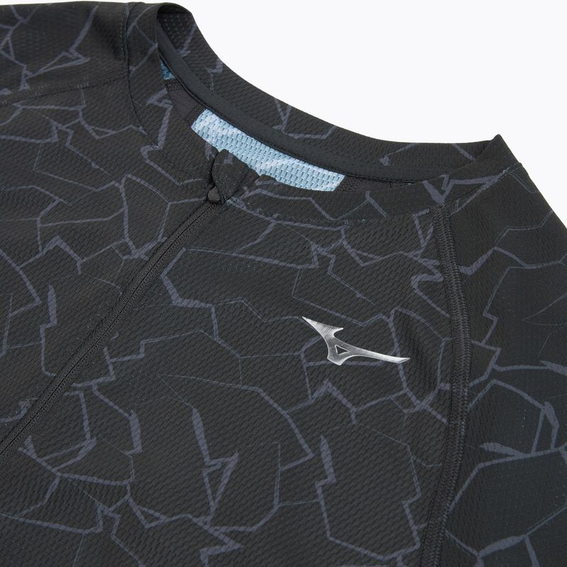 Футболка для бігу жіноча Mizuno Graphic Trail Tee black 3