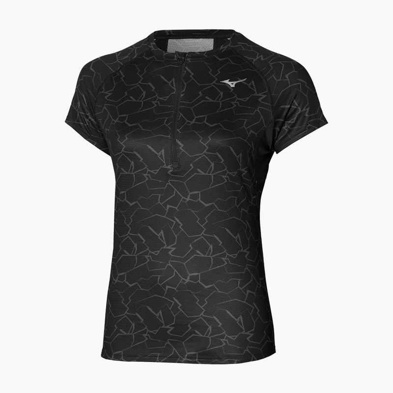 Футболка для бігу жіноча Mizuno Graphic Trail Tee black