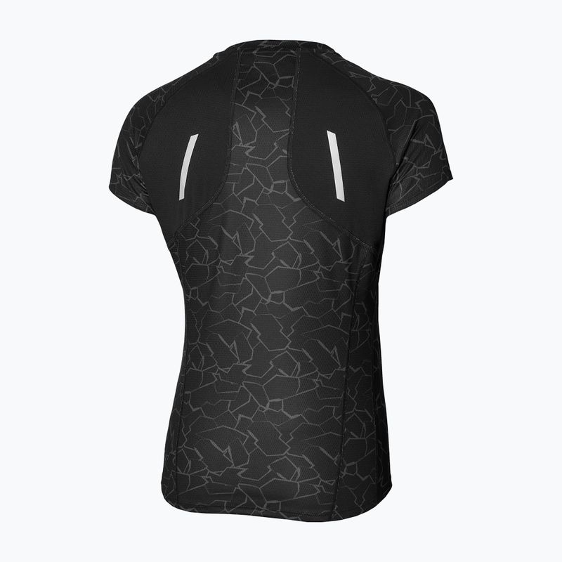 Футболка для бігу жіноча Mizuno Graphic Trail Tee black 2