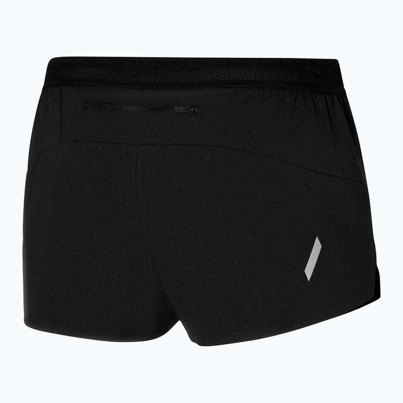 Шорти для бігу чоловічі Mizuno Tech Light Split 1.5" black 2