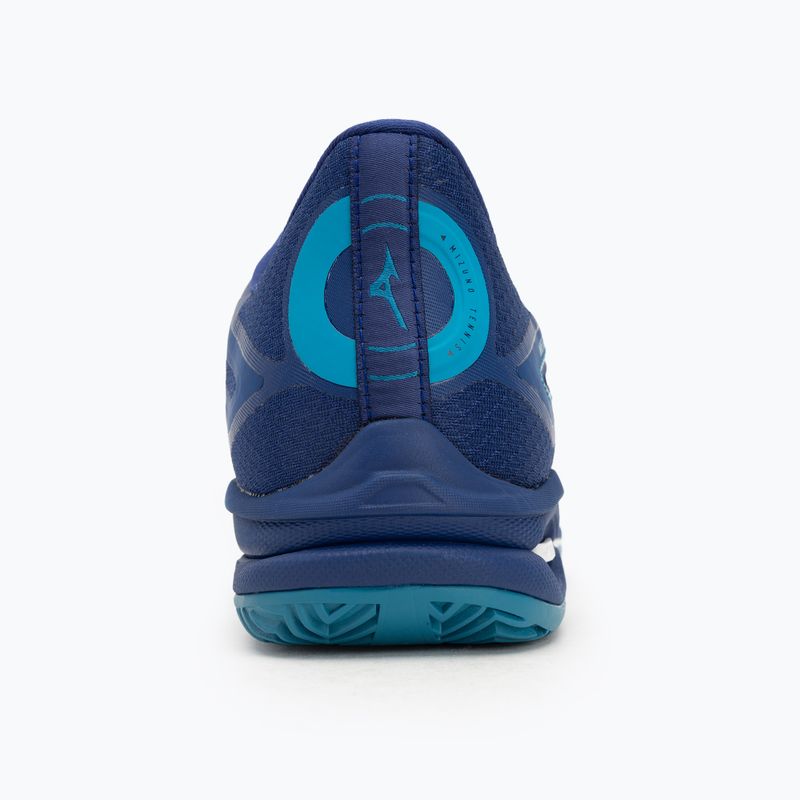 Кросівки тенісні чоловічі Mizuno Wave Exceed Tour 6 CC bellwether blue/ white/ fjord blue 6