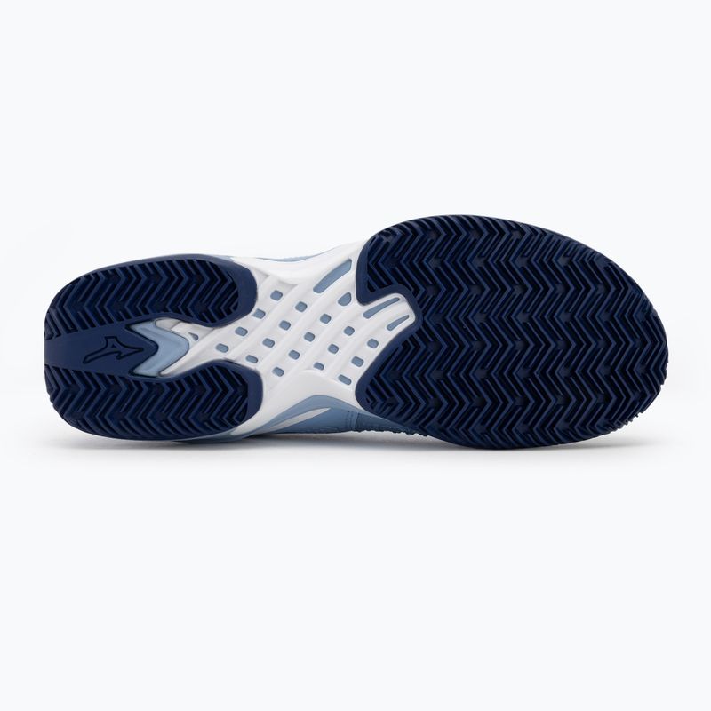 Кросівки тенісні жіночі Mizuno Wave Exceed Tour 6 CC bel air blue/ bellwether blue/ white 4