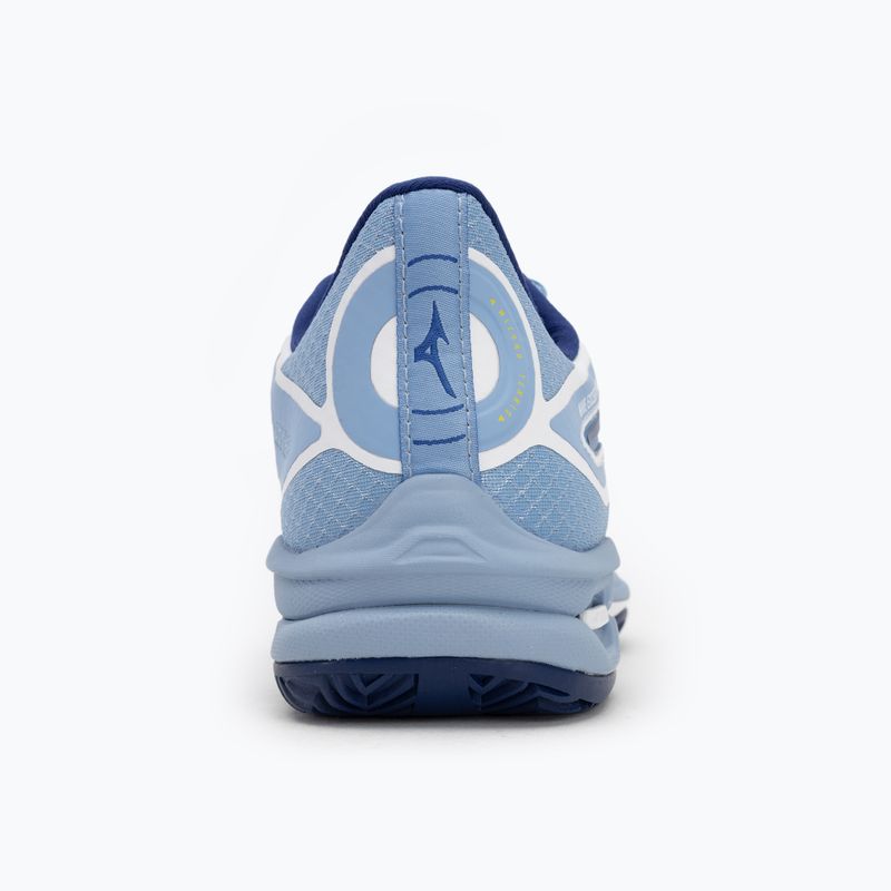 Кросівки тенісні жіночі Mizuno Wave Exceed Tour 6 CC bel air blue/ bellwether blue/ white 6