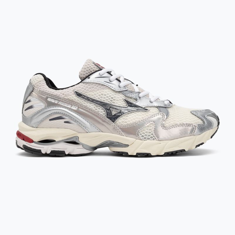 Кросівки чоловічі Mizuno Wave Rider 10 mizuno snow white/black sand/ryth red 2