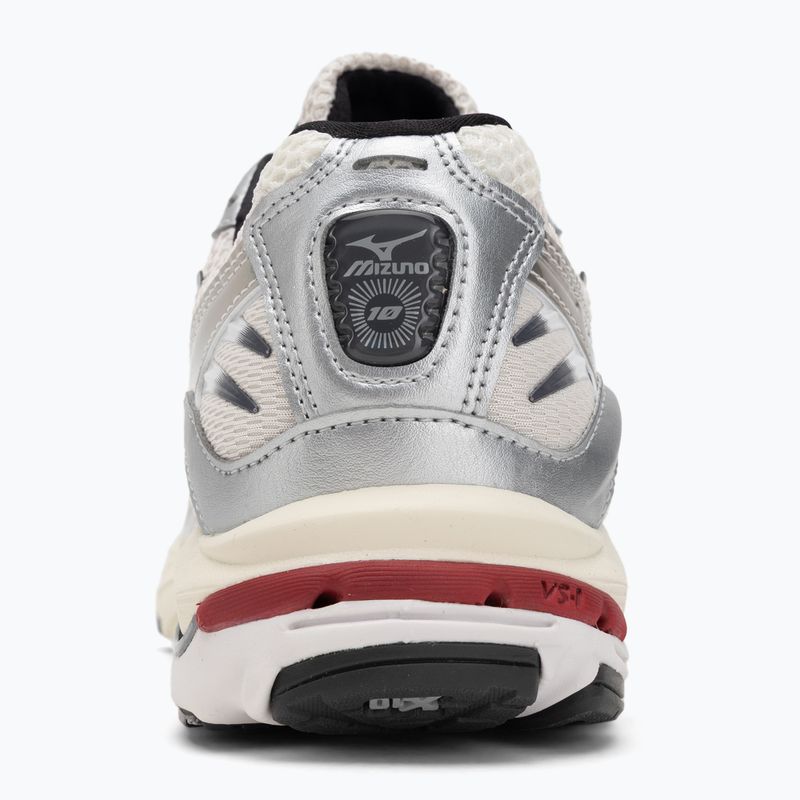 Кросівки чоловічі Mizuno Wave Rider 10 mizuno snow white/black sand/ryth red 6
