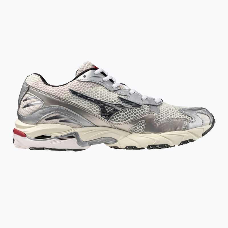 Кросівки чоловічі Mizuno Wave Rider 10 mizuno snow white/black sand/ryth red 2