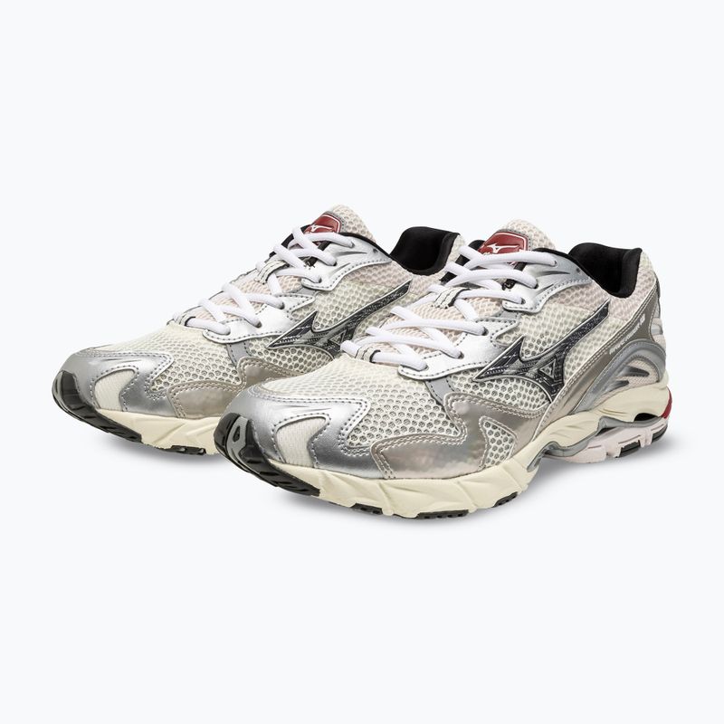 Кросівки чоловічі Mizuno Wave Rider 10 mizuno snow white/black sand/ryth red 6