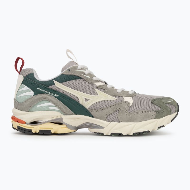 Кросівки чоловічі Mizuno Wave Rider 10 Premium opal gray/pristine/bistro green 2
