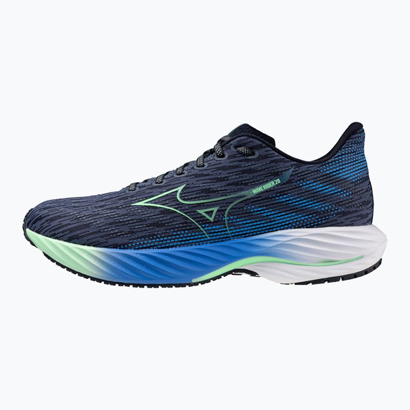 Чоловічі кросівки Mizuno Wave Rider 28 vintage indigo/neo mint/frontier blue 8