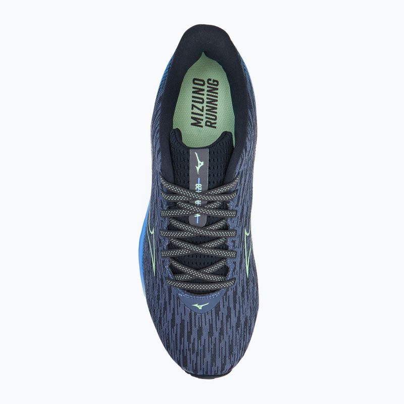 Чоловічі кросівки Mizuno Wave Rider 28 vintage indigo/neo mint/frontier blue 5