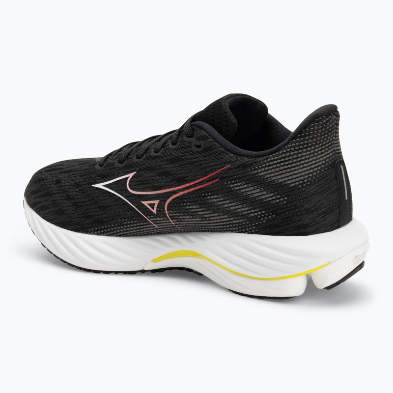 Чоловічі кросівки Mizuno Wave Rider 28 чорний/білий/вечірня примула 3